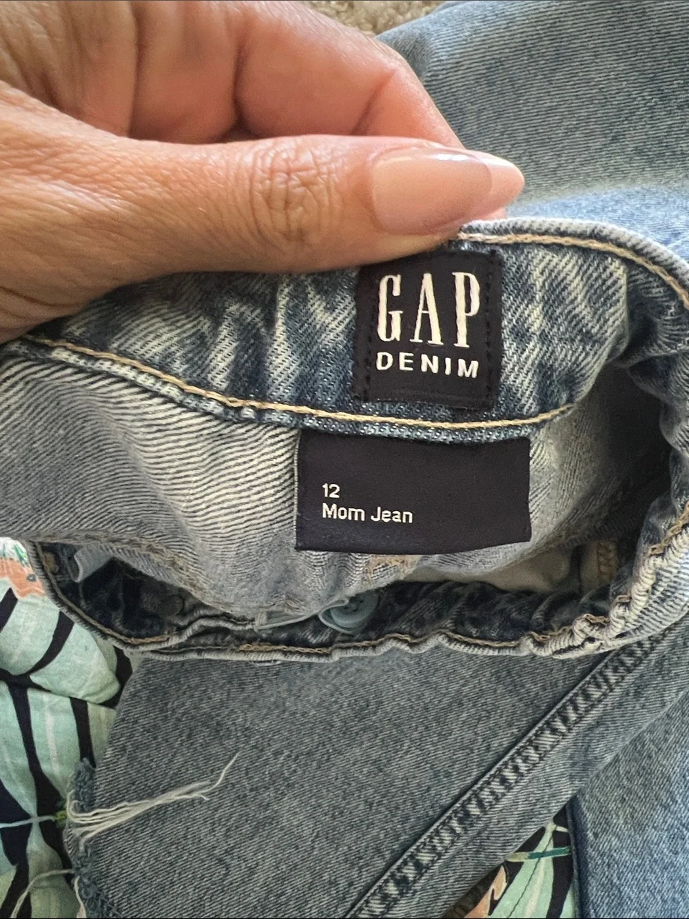 GAP mom jeans bin 6